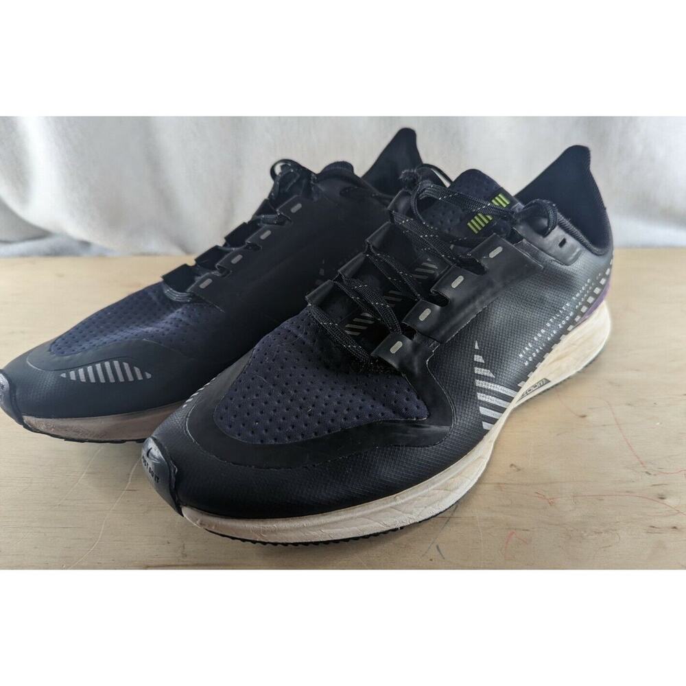 Nike Air Zoom Pegasus 36 Shield Women's Size 8‎ Black Running Shoes AQ8006-002